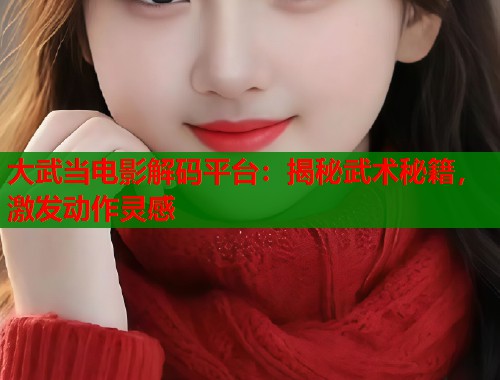 大武当电影解码平台：揭秘武术秘籍，激发动作灵感