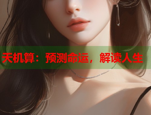 天机算：预测命运，解读人生